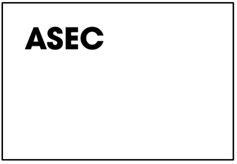 Black ASEC logo sample