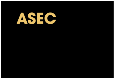 Gold ASEC logo sample