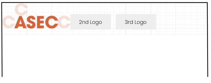 ASEC logo with other logos placement example